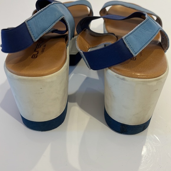 Eureka Platform Leather Sandals 👡 - Picture 4 of 6